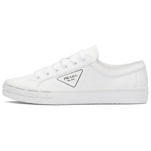 Prada Cassetta Wheel Leather Low 'White'