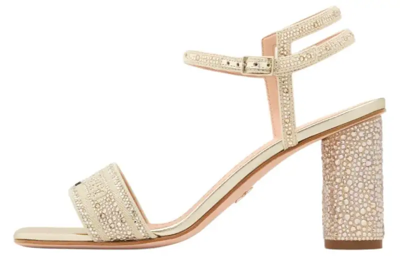 DIOR Dway One Strap Sandals Women's Apricot