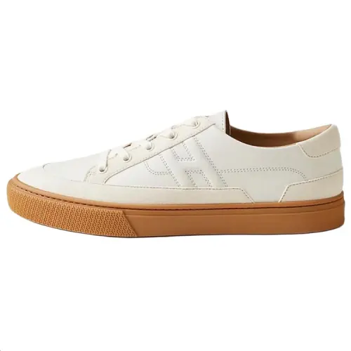HERMES Deep Low top Skateboard Shoes Men's White