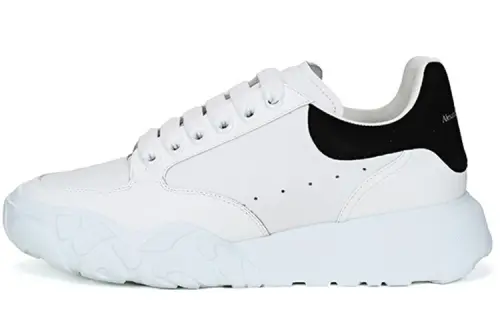 Alexander McQueen Oversized Court Trainer 'White Black'