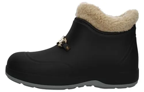 GUCCI Cow Leather Ankle Boots Women's Black