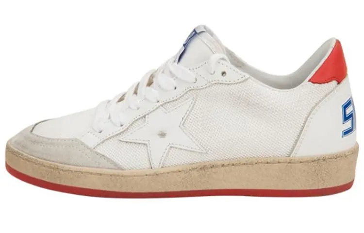 Golden Goose Ball Star Skateboard Shoes Women's Low Top White
