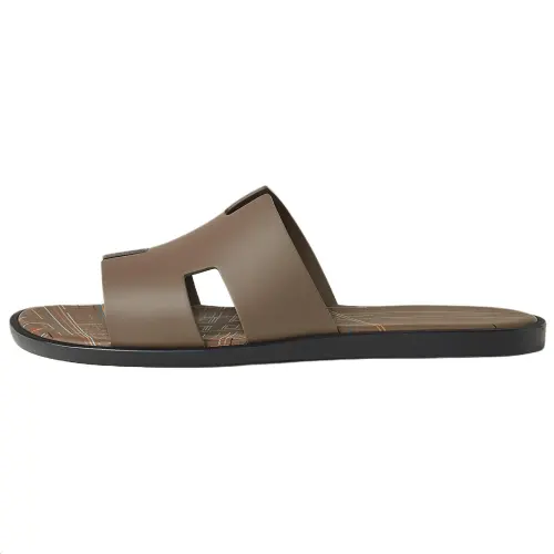 HERMES Izmir Slide Slippers Men's Umber