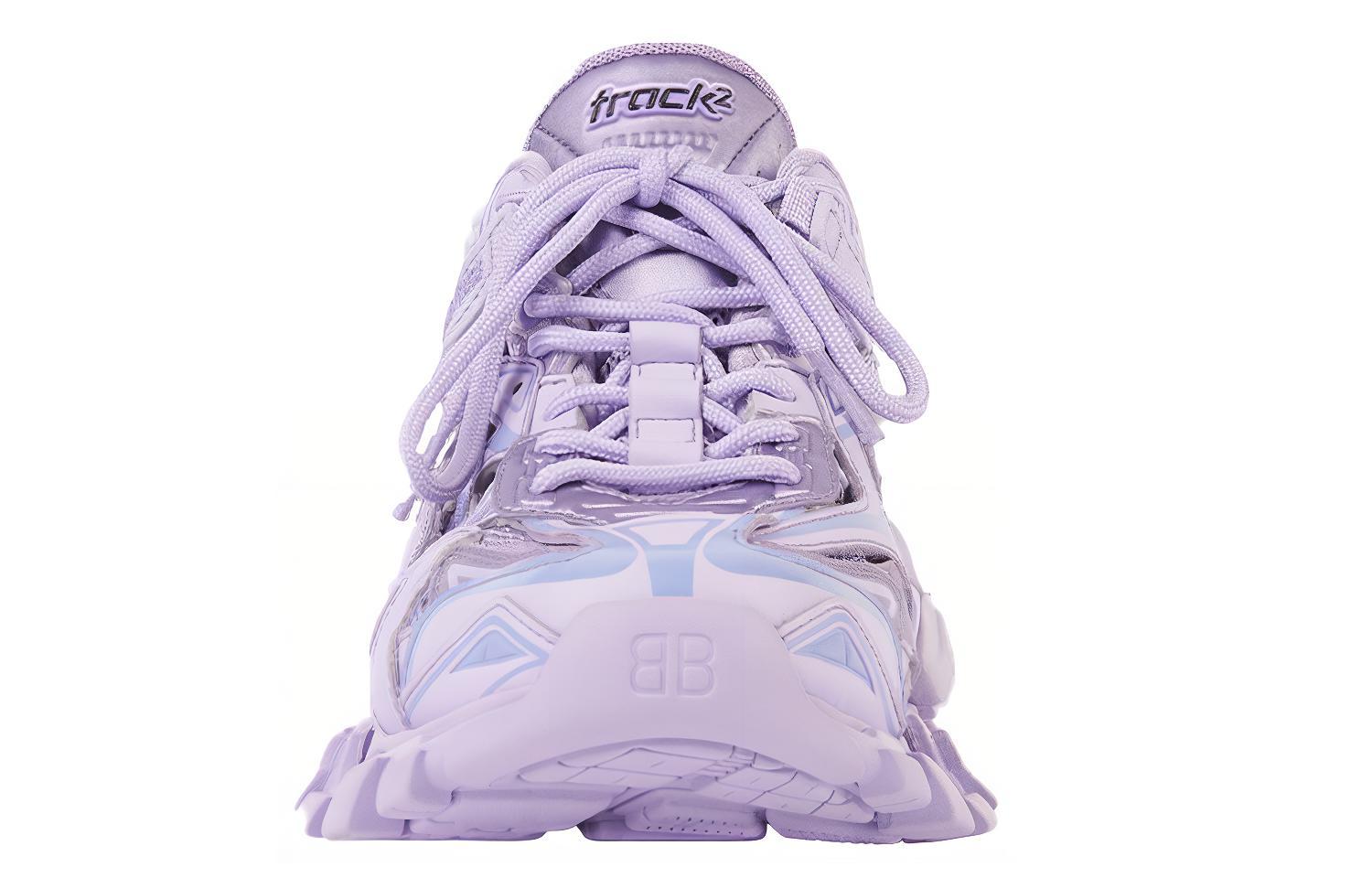 Женские кроссовки Balenciaga Track 2.0 (фиолетовый) — фото 3