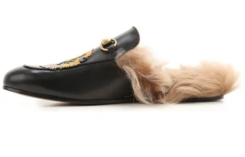 GUCCI Closed Toe Slippers Men's Black