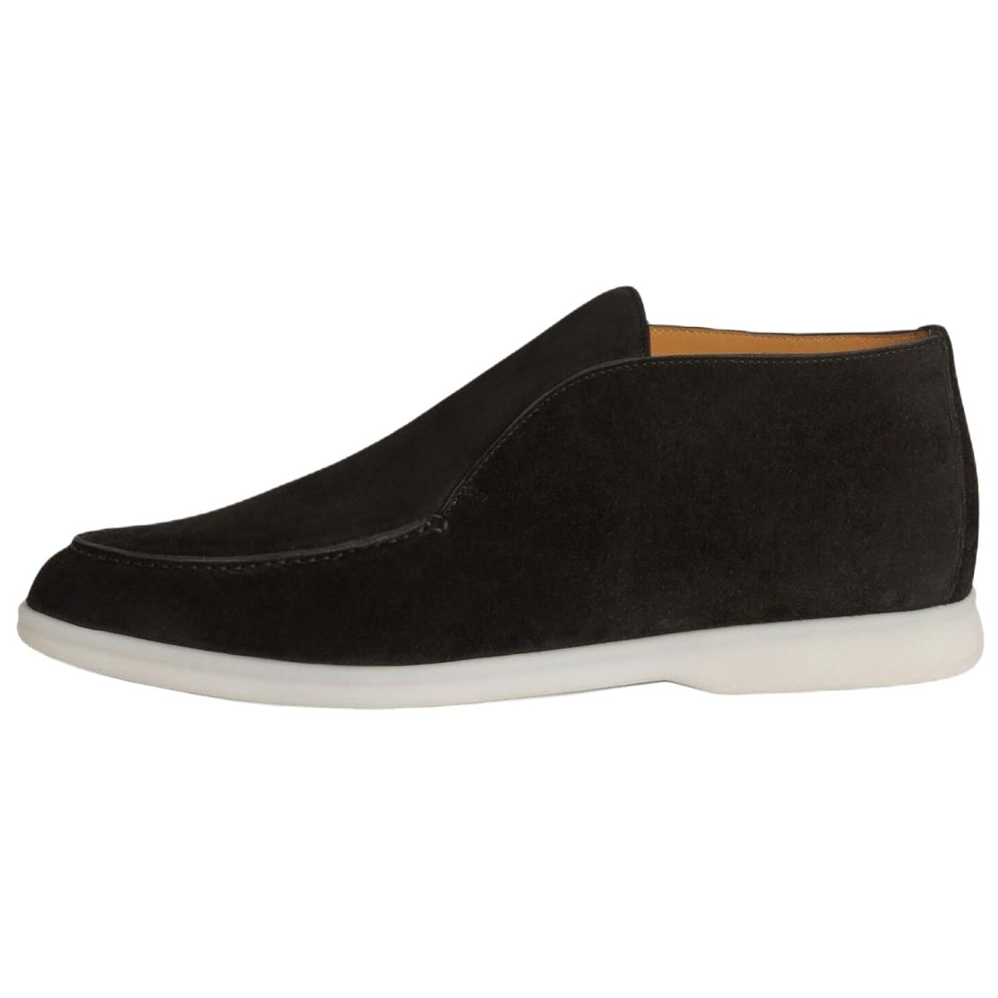 Loro Piana Open Walk Casual Shoes Men's Black