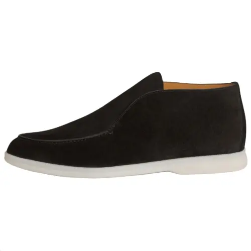 Loro Piana Open Walk Casual Shoes Men's Black