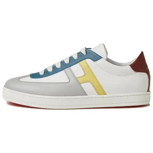 HERMES Boomerang Low top Skateboard Shoes Men's White
