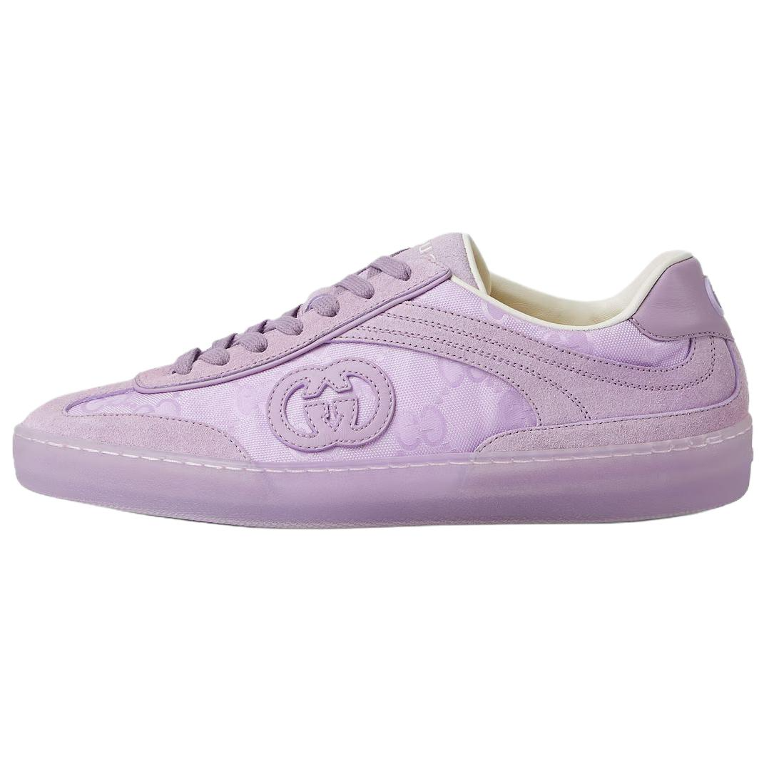 Женские кеды Gucci G75 (фиолетовые)