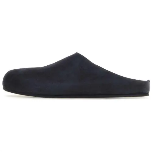 THE ROW Hugo Suede Slides