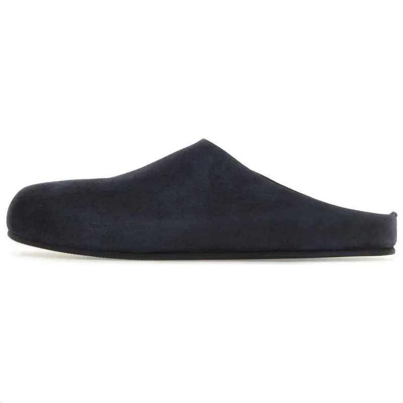 THE ROW Hugo Suede Slides