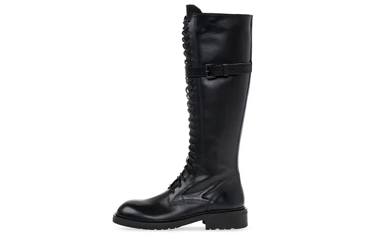 Ann Demeulemeester Lace-up Knee-high Boots