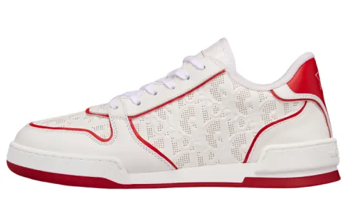 DIOR One White Sneakers Leather Low top Stylish Skateboarding Shoes Women's White