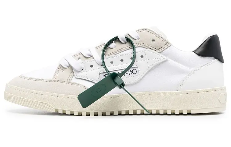OFF WHITE 5.0 Low Top Sneakers 'White Black'