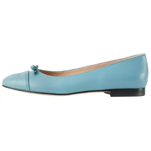 GUCCI Leather Casual Shoes Women's Blue