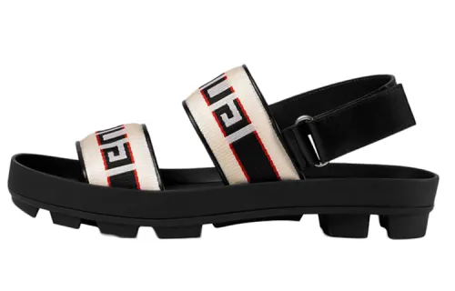 GUCCI Stripe Strap Sandals