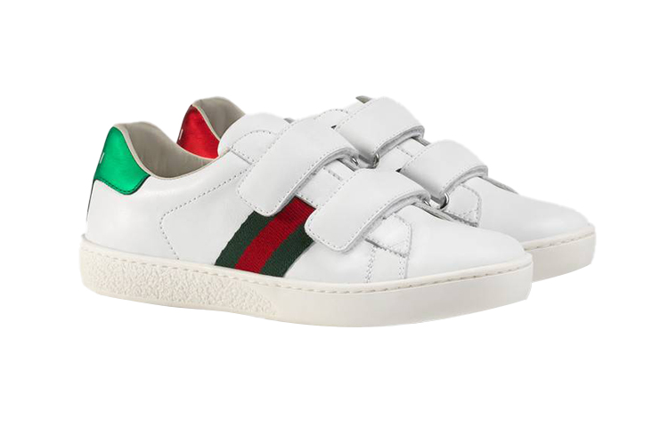 детские кеды Gucci ACE (белые) — фото 2