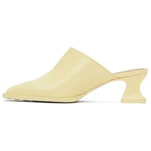 Bottega Veneta Closed Toe Slippers 5cm Women's Yellow