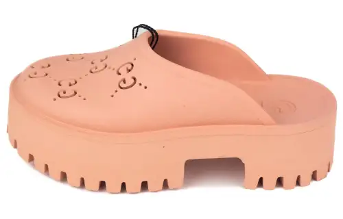 GUCCI GG Platform Sandals Peachy Chic Women's