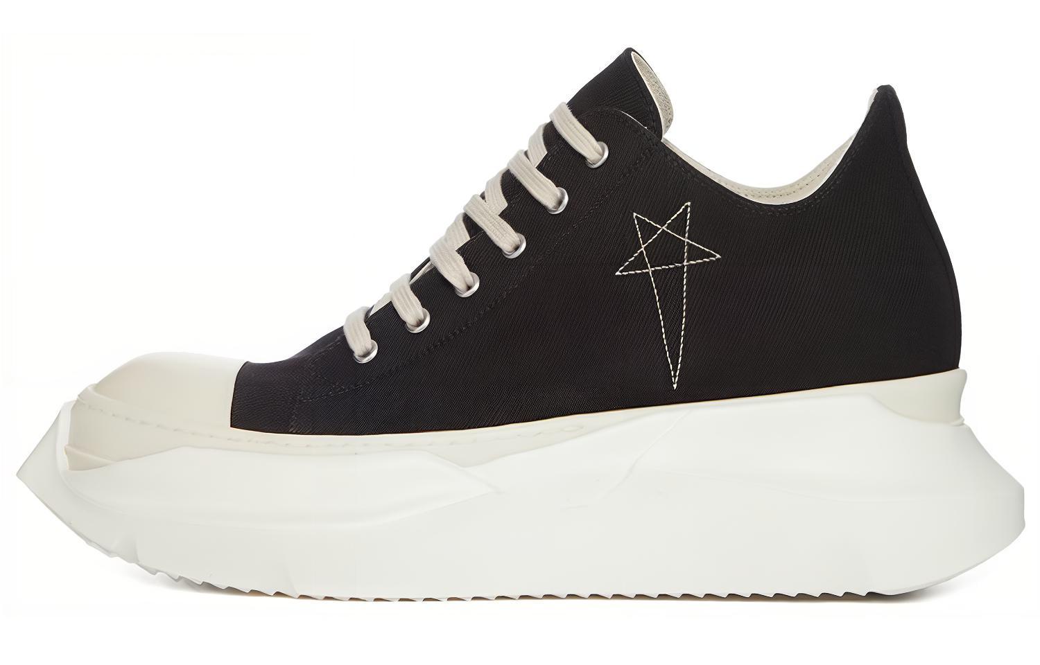 Rick Owens DRKSHDW Abstract Low Pentagram Embroidery Black/Milk