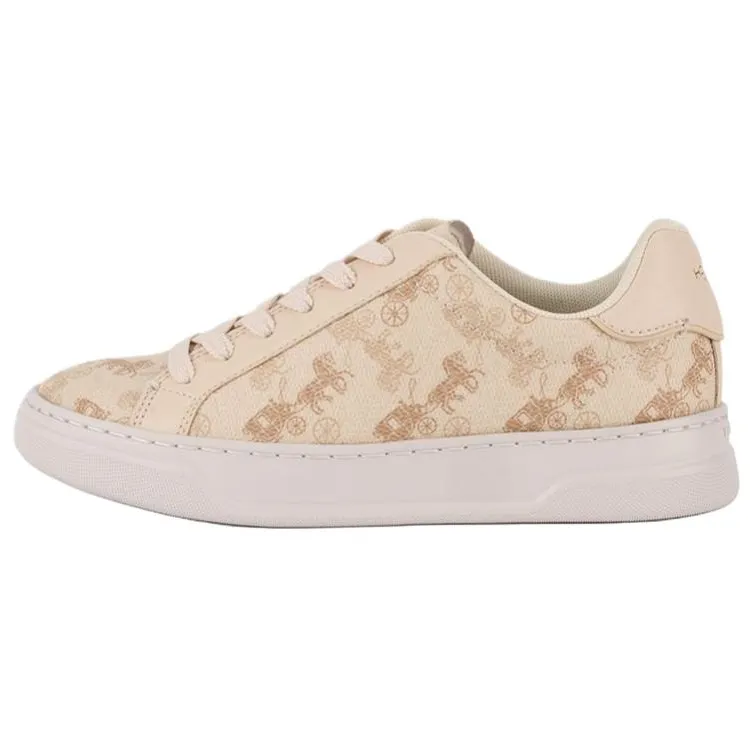 COACH Highline Low top Skateboard Shoes Women's Beige