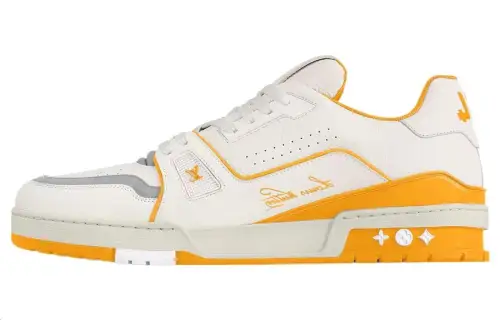 LOUIS VUITTON Trainer Low top Skateboard Shoes Men's Yellow