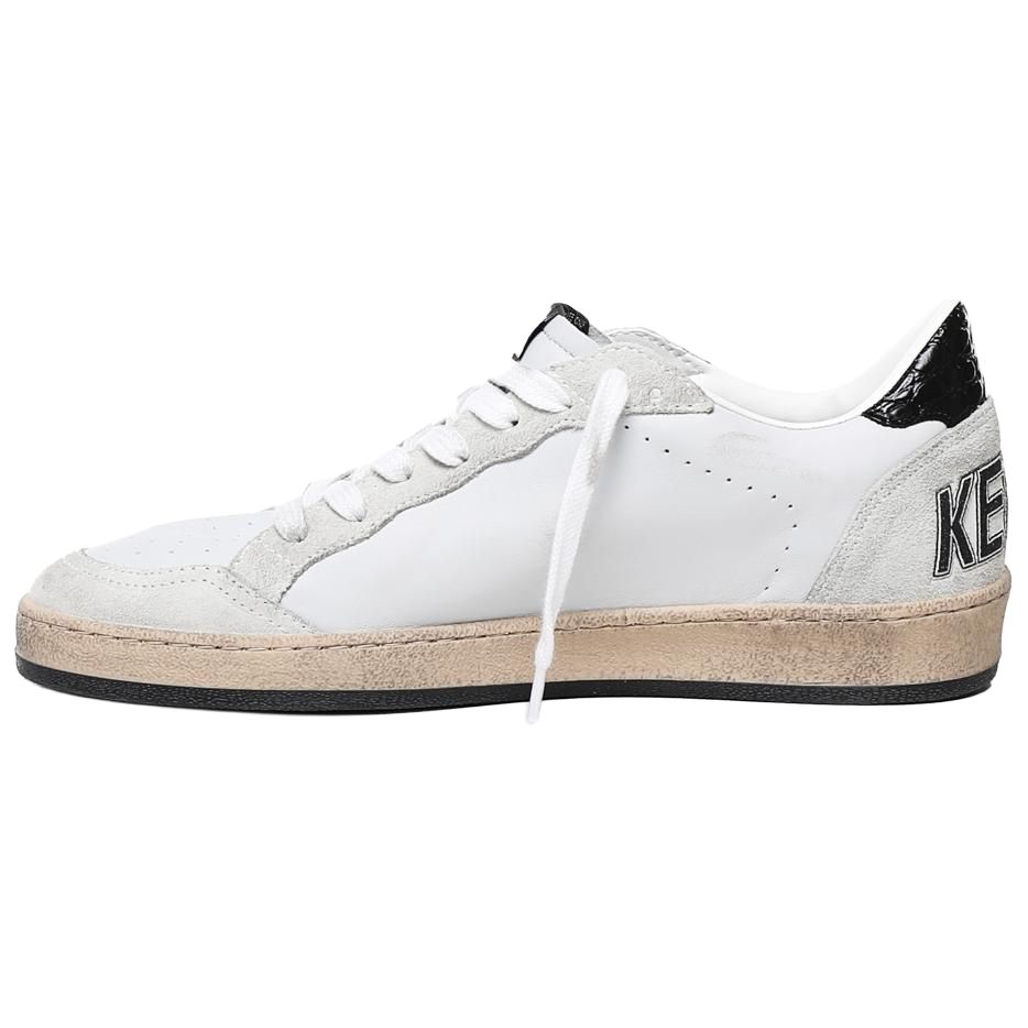 Мужские кеды Golden Goose Ball Star (черно-белые)