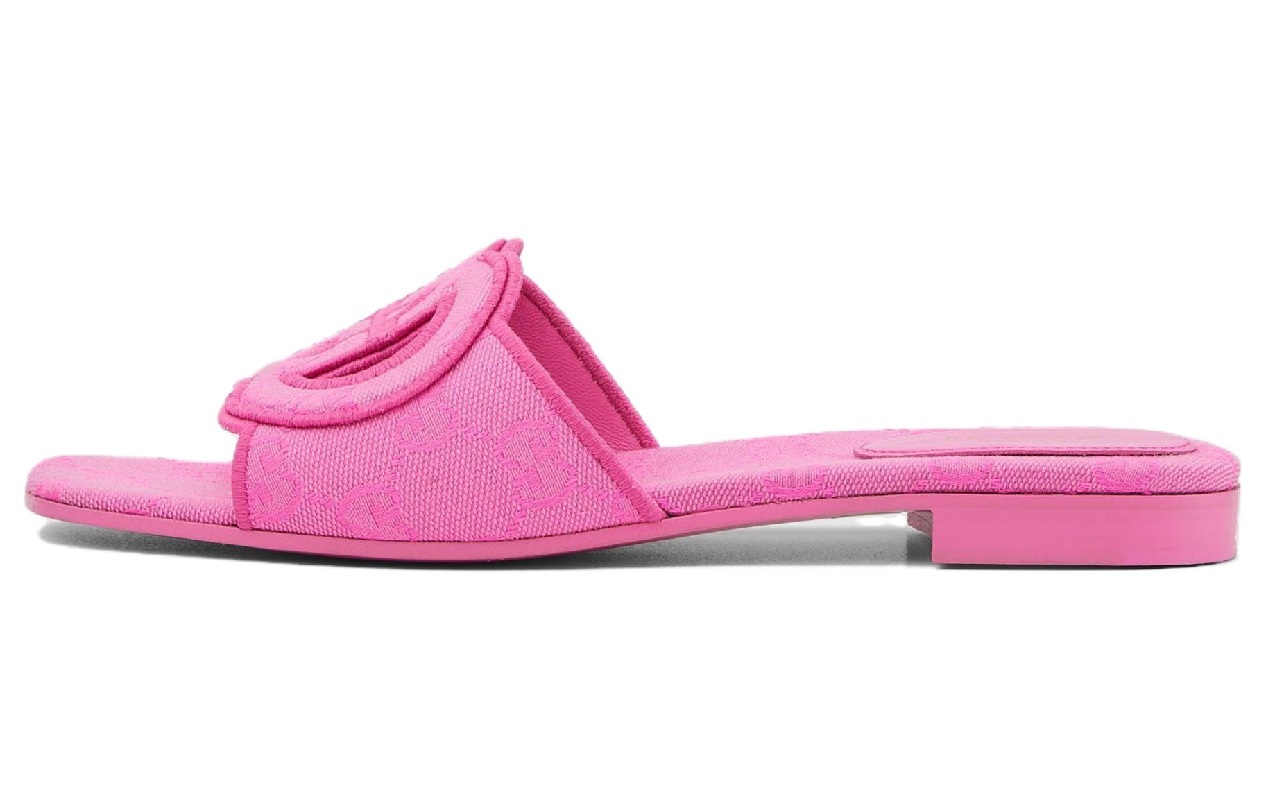 GUCCI Interlocking Slide Slippers Women's Pink