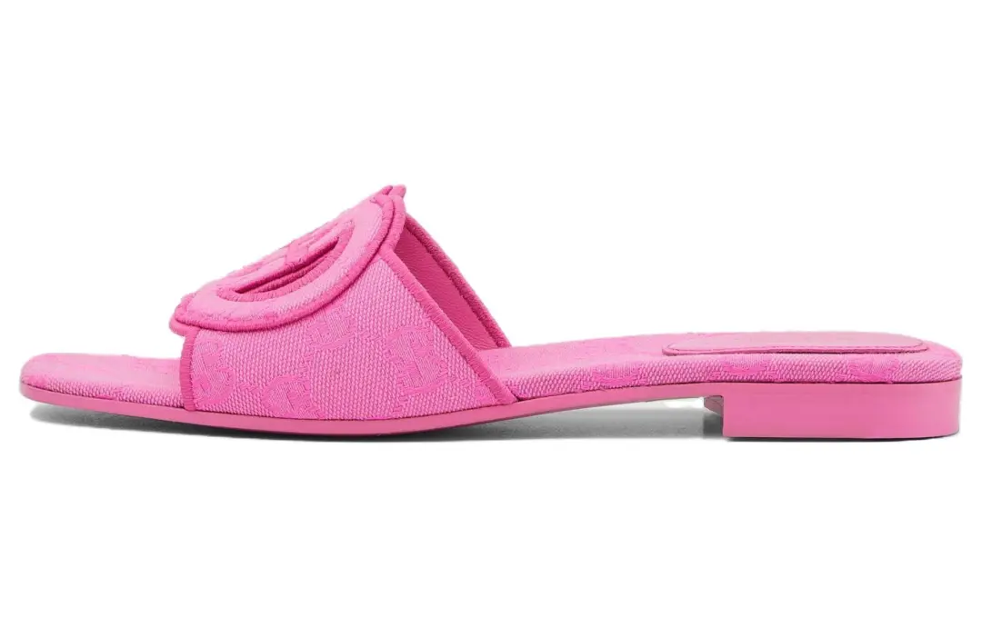 GUCCI Interlocking Slide Slippers Women's Pink