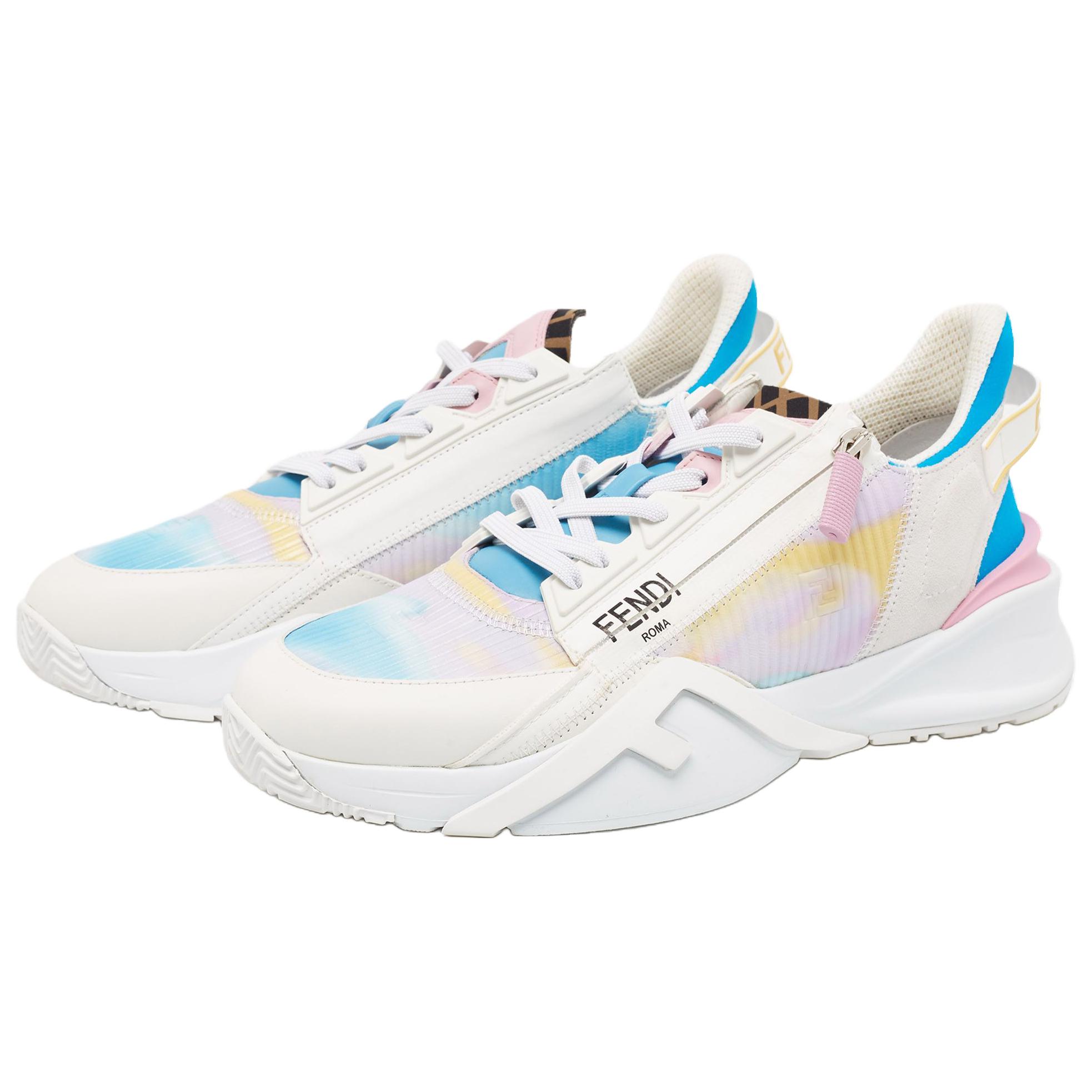 FENDI Flow Low Top White Light Blue