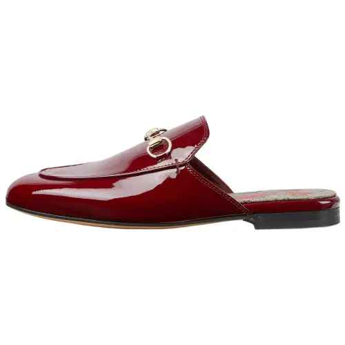 GUCCI Closed Toe Slippers Women's Red