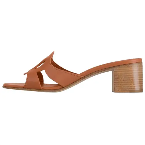 LOUIS VUITTON Isola Slide Slippers Women's Umber
