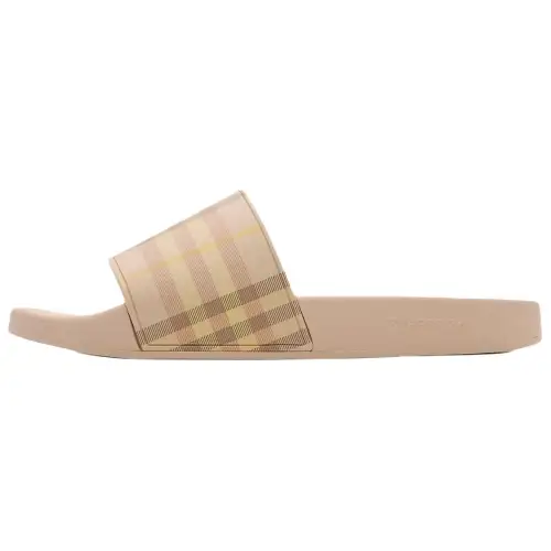 Burberry Slide Slippers Women's Beige