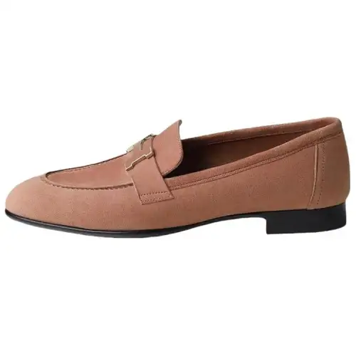 HERMES PARIS Loafers Women's Brown