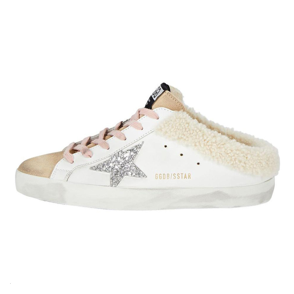 Golden Goose Super Star Sabot Closed Toe Slippers Women's Ecru