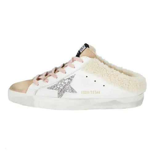 Golden Goose Super Star Sabot Closed Toe Slippers Women's Ecru