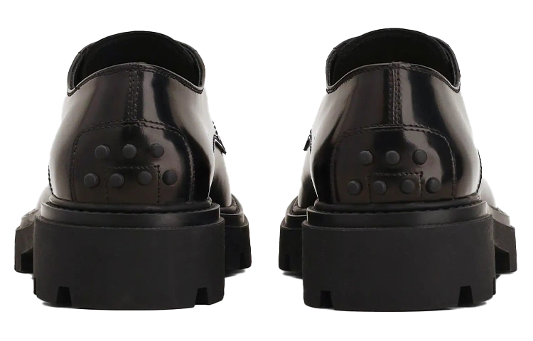 TOD'S Leather Men's Casual Shoes Men's Black