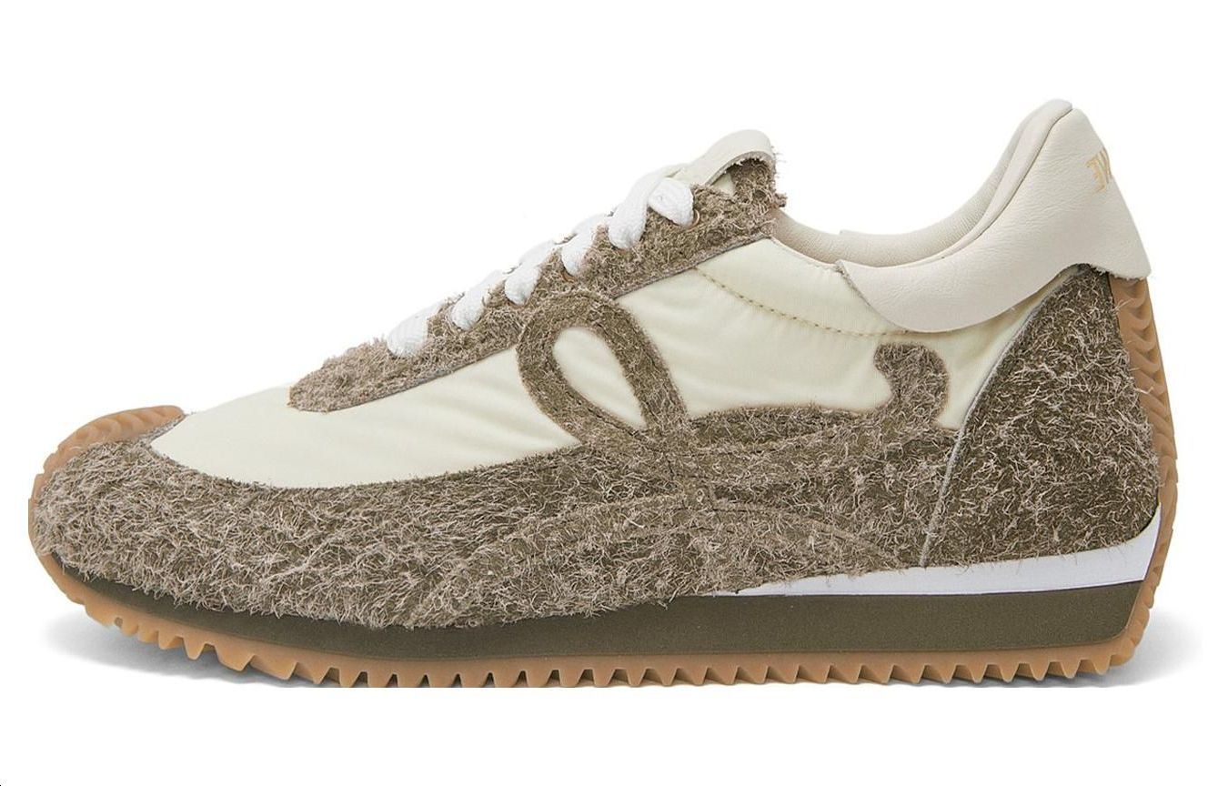 LOEWE Flow Runner Low top Casual Shoes Women's Brown White