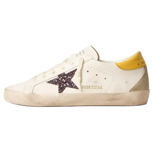 Golden Goose Super Star Low top Skateboard Shoes Women's Beige
