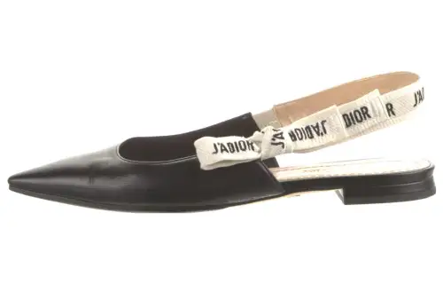 DIOR J'Adior Leather Women's Casual Shoes Women's Black