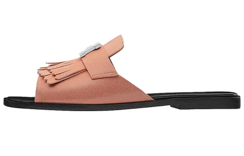 HERMES Auteuil Odor Resistant Slide Slippers Women's Pink