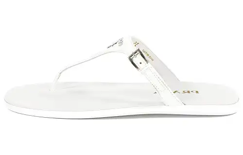 PRADA Odor Resistant Flip Flops Women's White