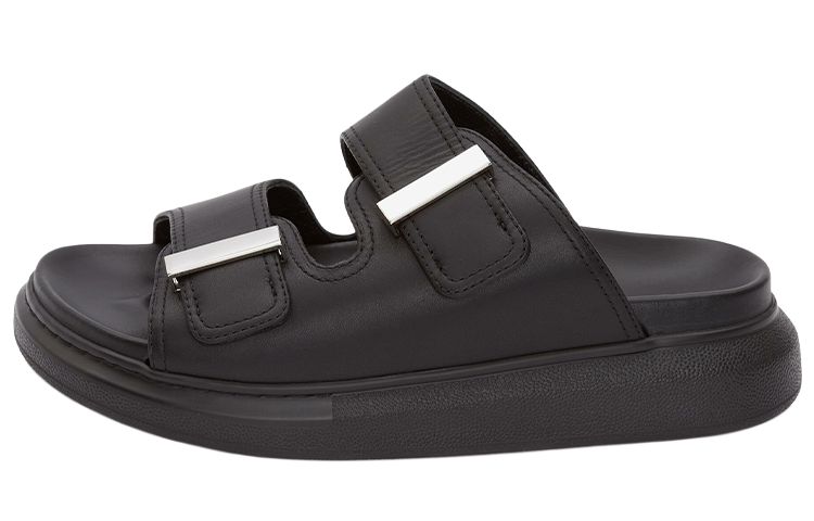 Женские сандалии Alexander McQueen Hybrid (черные)