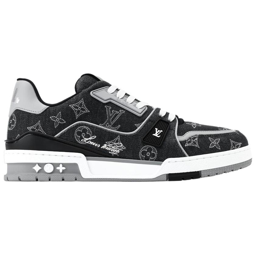Мужские кеды Louis Vuitton Trainer (черные) — фото 2
