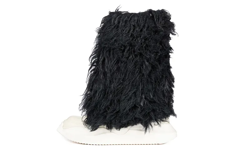 Rick Owens DRKSHDW Strobe Faux Fur Fashion Ankle Boots Women's Black