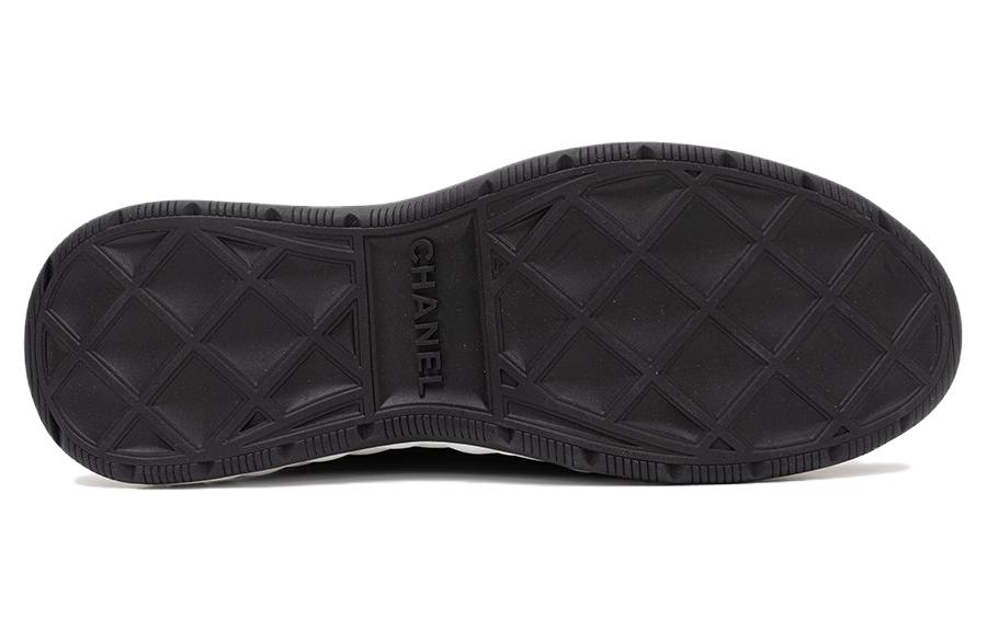 Chanel Velvet Calfskin & Mixed Fibers Sneaker 'Black'