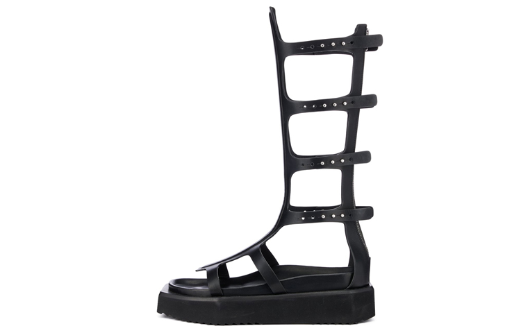 RICK OWENS Cyclops Spartan Leather Sandals