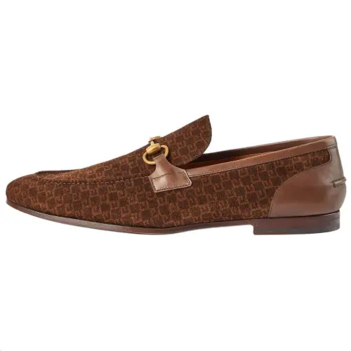 GUCCI Jordaan Loafers Dark Brown
