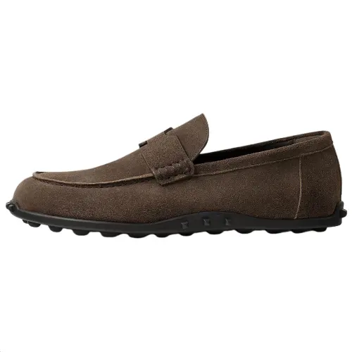 HERMES Lazy Casual Shoes 2.7cm Men's Brown