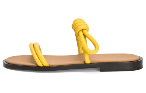 LOEWE Flamenco Slide Slippers Women's Yellow